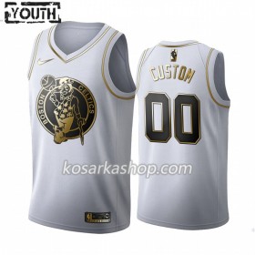 Dres Boston Celtics Prilagođeni Nike 2019-20 Bijela Golden Edition Swingman - Dječji